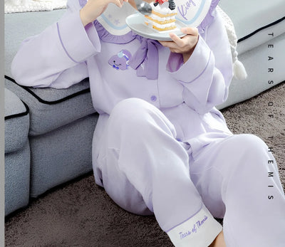 Tears of Themis Sweet Dreams Series Marius von Hagen cotton loungewear set detail view with character inspired design