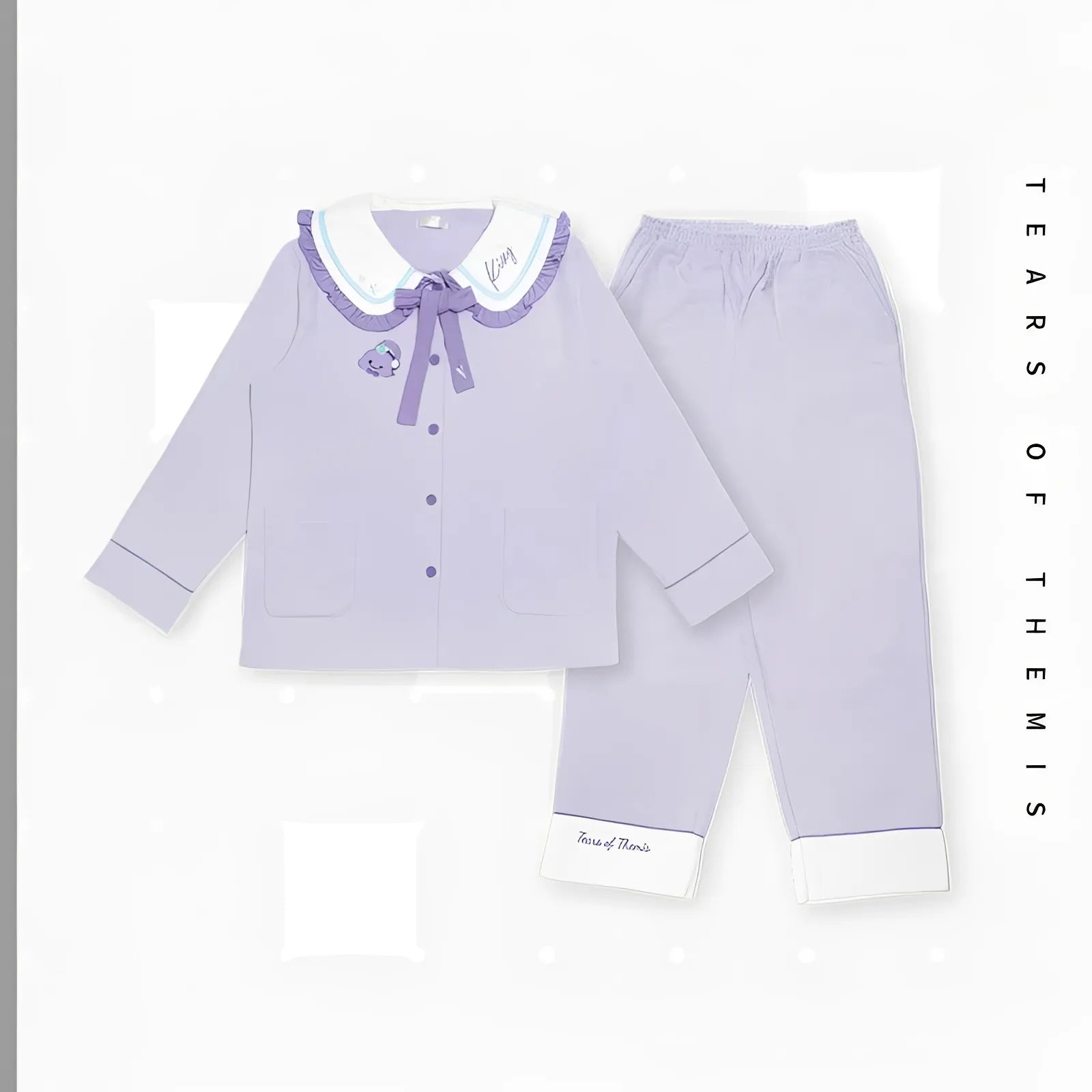 Tears of Themis Sweet Dreams Series Marius von Hagen cotton long sleeve pajama loungewear set product image white background