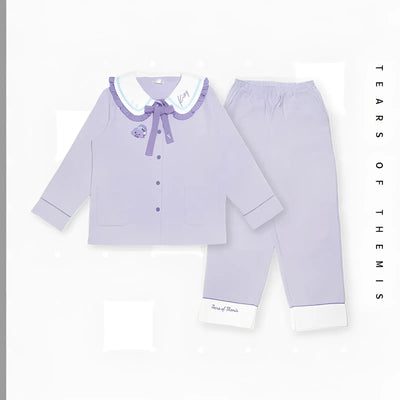 Tears of Themis Sweet Dreams Series Marius von Hagen cotton long sleeve pajama loungewear set product image white background