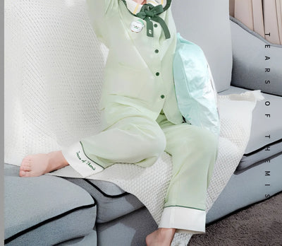 Tears of Themis Sweet Dreams Series Vyn Richter cotton long sleeve loungewear set front view pajama outfit