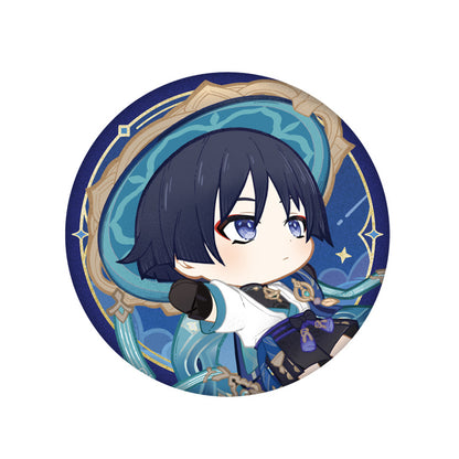 Genshin Impact Wanderer Starlight Message badge chibi character design
