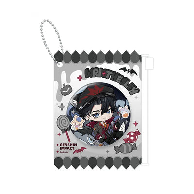Genshin Impact Wriothesley Immernachtreich Reverie Series badge featuring character themed