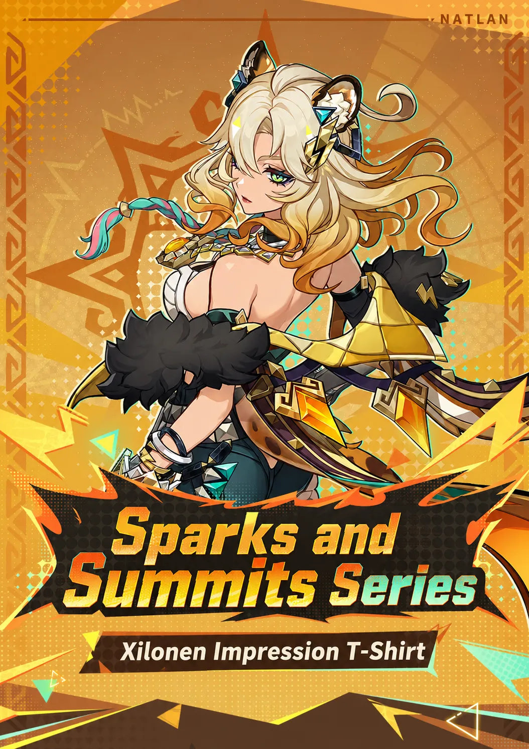 Xilonen Sparks and Summits Series Character Artwork Design