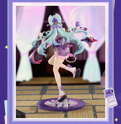 Figure base and decorative element showcase