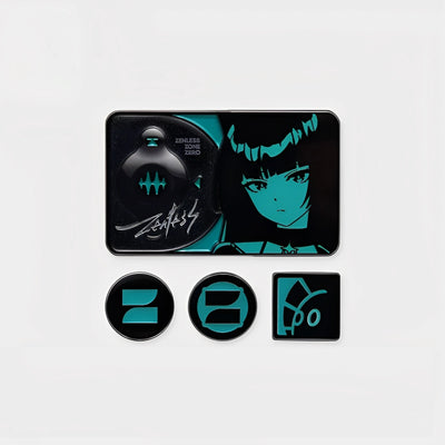 Zenless Zone Zero Hoshimi Miyabi Yuanyan Engraved Series metal badge set with engraved character artwork